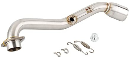 Per Suzuki Burgman 400 2006-2016 51MM Slip-on Terminali di scarico dell'intestazione Tubo Collegamento collettori di Scarico Moto