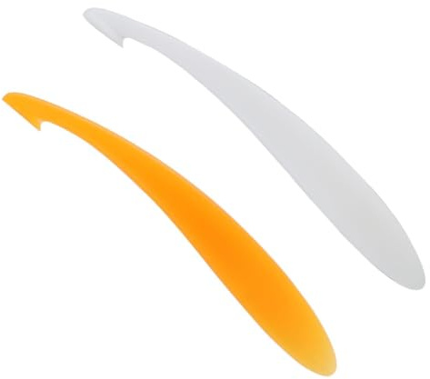 2 Peladores de Naranjas de Plástico, Set de Epluchador de Cítricos para Mandarinas y Limones, Utensilio de Cocina Compacto para Frutas, Pelador Práctico y Fácil de Usar, Apto para Lavavajillas