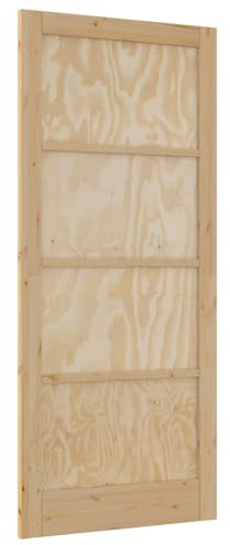 vidaXL Inredningsdörr 93 x 211 cm Plywood Naturlig