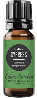 Edens Garden Cypress- Italian Essential Oil- 100% Pure Premium Grade, Undiluted, Natural, Therapeutic, Aromatherapy, The Best for Diffuser, Skin, Candle, Humidifiers 10 ml (.33 fl oz)