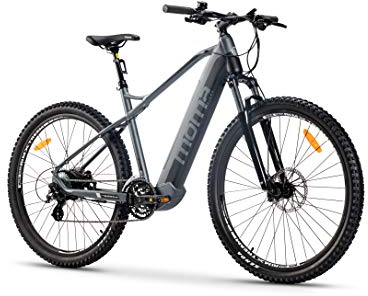 moma bikes Elektrische Fahrrad EMTB 29, Shimano 24 Gänge & hydraulische Scheibenbremsen, Integrierter Akku Ion Lithium 48V 13Ah