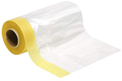 TAMIYA 87203-000 87203 Masking 150mm m. Abdeckfolie, Modellbau-Zubehör, Bastelwerkzeuge,Tape, Maskingtape, hochwertiges Modellbauzubehör,300087203