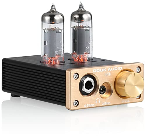 Douk Audio U10 Mini amplificador de auriculares HiFi Tube Headphone Amplifier Stereo preamplificador para altavoz doméstico