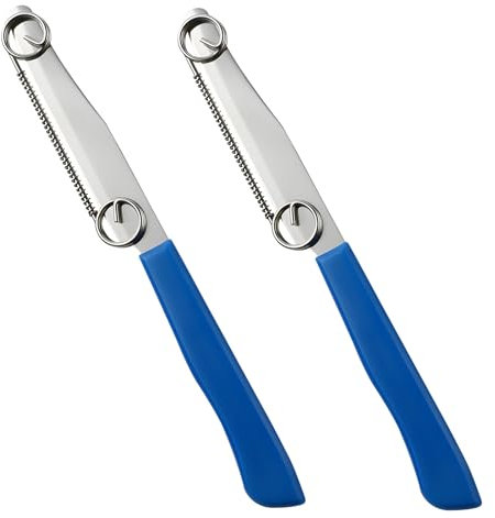 2 Pieces Quick Slicing Knife, 3-in-1 Multifunctional Vegetable Fruit Knife, Coltello Per Affettare Rapidamente con Molla Regolabile, Pelapatate in Acciaio Inossidabile