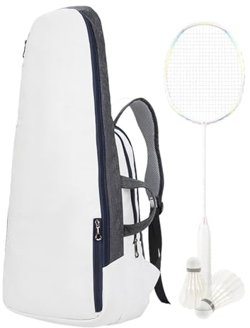 Tuxxjzm Mochila de tenis, bolsa para raquetas de tenis,Bolsa para raqueta de bádminton - Mochila de tenis para mujer hombre 50 litros, contiene 3 raquetas Mochila de tenis profesional, impermeable y