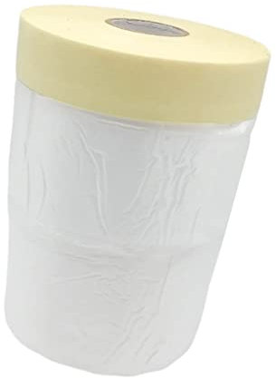 Gadpiparty 1 Pieza cinta adhesiva pintar protector cinta de coche tinte cinta de cubierta de pintura proteger película de pintura en aerosol pulverización de película de enmascarar blanco