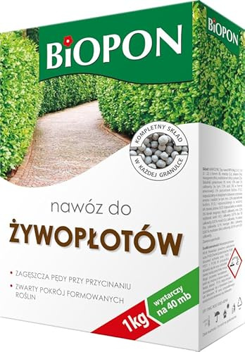 Concime per Siepi 1kg - Fertilizzante Siepe - Sempre Verdi Lauro Bosso Tuia