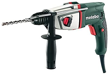 Metabo Bohrhammer BHE 2644 (606156000) Kunststoffkoffer, Max. Einzelschlagenergie (EPTA): 2.3 J, Max. Schlagzahl: 5400 /min, Nennaufnahmeleistung: 800 W