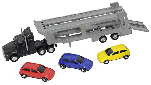 Dickie Toys 203746000 - Autotransporter, LKW-Autotransporter, 32 cm