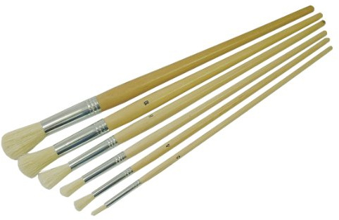 Faithfull Lot de 6 pinceaux putois (Import Grande Bretagne)