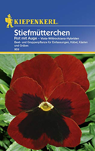 Kiepenkerl 959 Stiefmütterchen Rot mit Auge (Stiefmütterchensamen)