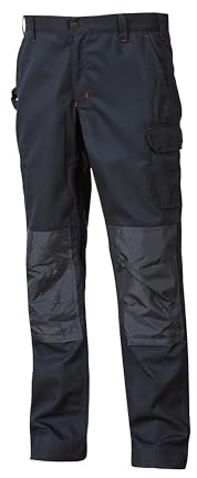 Pantalón de trabajo para hombre U-Power, pantalón cargo con cintura elástica, con bolsillos para rodilleras, varios bolsillos, tela cómoda, ropa exterior resistente y duradera - Deep Blue 64