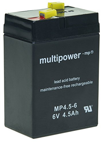 Dorr PBQ Akku für Wildkamera, 6 V, 4,5 Ah, silberfarben