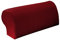 F Fityle 1 Paar Armlehnenschoner Lehnenüberwurf Hussen Bezüge für Sofa Couch, Rot