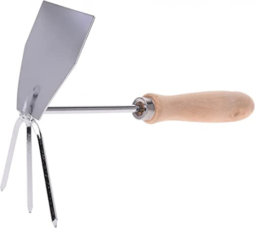 PRO GARDEN 90308 Azada Binadora 3 Puntas con Pala Recta