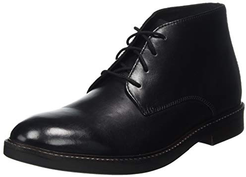 Clarks 261448197 Hombre Bota a la altura de la pantorrilla, Cuero negro, 41 EU
