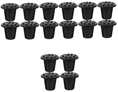 Sosoport 16pièces Vase Funéraire Plastique De Commémoratifs pour De Cimetière Support Élégant pour Décorations De Et
