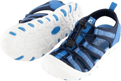 CRESSI Joy Sandals Azure/Blue 34 - Sandalia de Trekking para Niños, Diseñada para Aventuras al Aire Libre y Entornos Acuáticos Seguros y Cómodos, Azul Claro/Azul, 34
