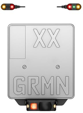 Garmin zūmo R1, Radar de visión Trasera y Visibilidad de ángulo Muerto para Motocicletas, Discreto, con Luces externas y alertas sonoras, emparejable con zūmo XT2 o Smartphone Compatible.