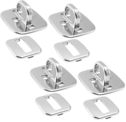 DOITOOL 4pcs Security Anchor Base Plate for Keyed Combination Cable Locks Desk Mount Anchor Accessory for Cable Locks