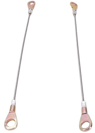ZDETGU Cable para Portón Trasero 2 Piezas 10 6 Pulgadas Gancho de Acero Inoxidable Repuesto Compatible con Mule 3000 3010 3020 Accesorio para Vehículos