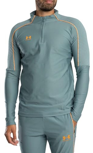 Under Armour Men's Challenger Pro Track Jacket, Blue/Orange, XXL