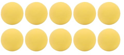 Tbest Lacrosse-set 10 St PVC-elastiska Bollar med Utmärkt Grepp Lättvikt för Barn Träningsklubb Sportavlastning