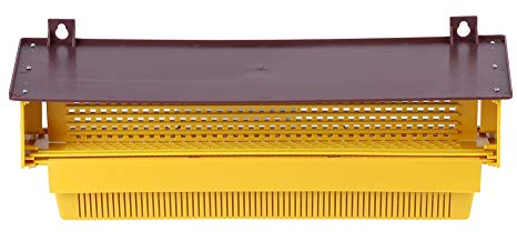 Trappola per Polline per Arnie, Raccoglitore di Trappole per Polline Ventilate Rimovibili a 10 Telai, Strumento Accessorio per Apicoltura con Trappola per Polline Incorporata e