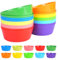 RETON Wiederverwendbare Kunststoff-Schüsseln, 300 ml, unzerbrechlich, für Kinder, spülmaschinenfest, Servierschüsseln für Kleinkinder, kleine Schüsseln für Snacks, Salat, Obst, Frühstück, Müsli, Suppe