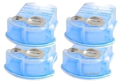 Electric Shaver Cleaning Solution Concentrate. Compatible For Braun Clean & Renew Refill Cartridges CCR, For Series 3/5/7/8/9 Shavers(4PCS)