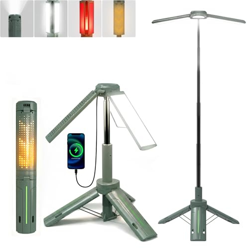 Ollny Telescopic Camping Light Multifunction Rechargeable 8000 mAh