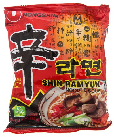Nouilles Ramyun Instantanées Nong Shim Shin (10 x 120g)