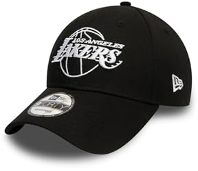 New Era Los Angeles Lakers NBA Essential Outline Negro 9Forty Gorra Ajustable