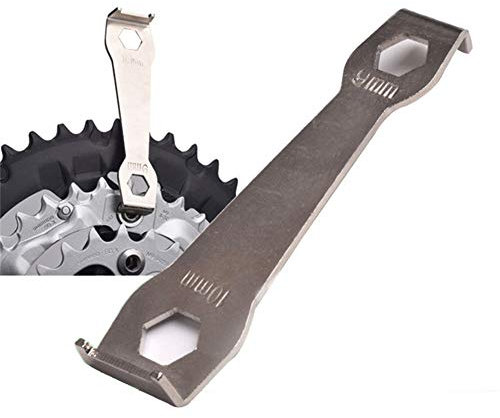 U-K Bicicletta da corsa 9 u0026 10 mm, vite a manovella, chiave fissa, strumento di rimozione per mountain bike, corona peg, utile e pratico