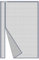 Risareyi Seitliche Öffnung Fliegengitter Tür Magnet 100x220cm, Grau Fiberglas Netz Fliegengitter Balkontür Ohne Bohren Insektenschutz Balkontür Fliegenvorhang mit Klebeband für Terrassentür