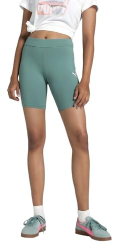 PUMA ESS Short Leggings 7 , pantalones deportivos mujer Mujer, Green Moon,