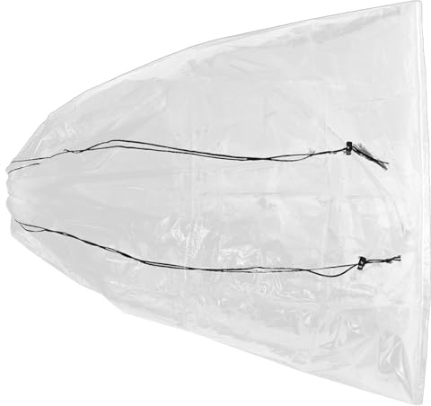 NUOBESTY Paquet de Protection Hivernale Transparent en PE pour Plantes D’Extérieur 80X100 CM Bâche Imperméable Anti-Gel et Pluie Housse Solide pour Prolonger la Saison de Croissance
