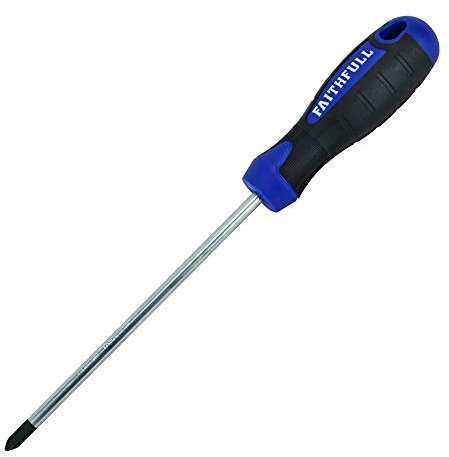 Faithfull Soft-Grip Screwdriver Phillips PH2 150mm Blade Length