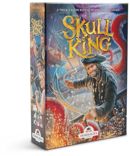 Grandpa Beck's Games Skull King - The Ultimate Pirate Trick Taking Game | from The Creators of Cover Your Assets | 2-8 Players 8+
