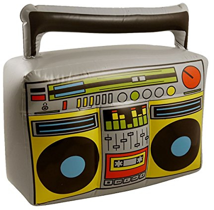 Lecteur de musique Boom Box gonflable fantaisie