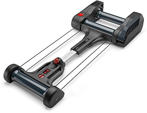 Elite Nero Interactive Roller – Smart Bike Trainer with Dual Flywheels, 7% Gradient Simulation, ANT+ & Bluetooth Connectivity, My E-Training 12-Month Subscription, Realistic Indoor Cycling Experience