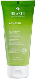 Rilastil - Acnestil Gel, Limpiador Antimperfecciones e Hidratante, con Pantenol, Ceramidas y Ácido Hialurónico, Limpia sin Resecar, Pieles Mixtas, Grasas y con Tendencia Acneica - 200 ml
