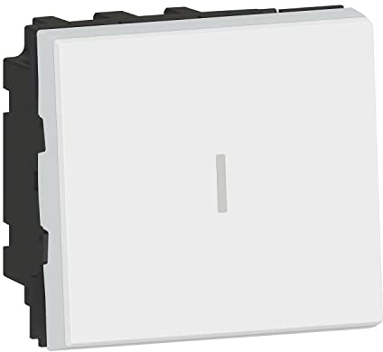 Legrand - Permutateur Mosaic 10A 2 modules - blanc