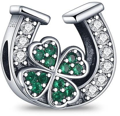 TINSLO Charm Anhänger Damen 925 Sterling Silber für Armband Charms Beads passend für Pandora Armband und Halskette, Kompatibel mit Europäischen Armbänder für Frauen Mädchen B8