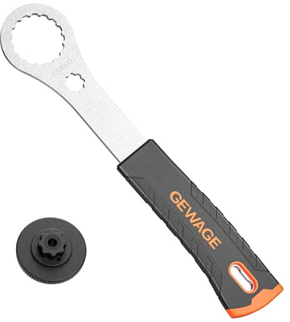 GEWAGE Chiave per Movimento Centrale Bici | Compatibile con Shimano Hollowtech II, RaceFace, Rotor e Altro (16 Nuclei x 39mm)