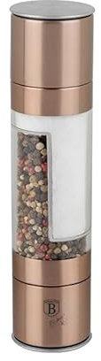 Berlinger Haus Moulin à sel et poivre électrique Or rose Metallic Line | Élégant, précis et polyvalent