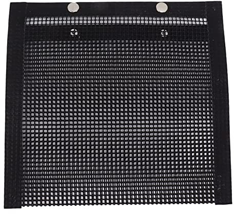 lvifloae Flera storlekar Återanvändbara grillpåsar för grillfisk, BBQ Mesh-grillpåsar Återanvändbara Temperaturbeständighet Mesh-grillpåsar för kolgasmikrovågsugn (30x24cm/11,81x9,45in)