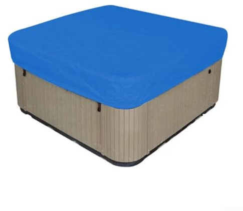 CWOQOCW Housse de protection thermique carrée pour jacuzzi - Résistante aux intempéries et à la poussière - Pour extérieur - 300 x 200 x 20 cm