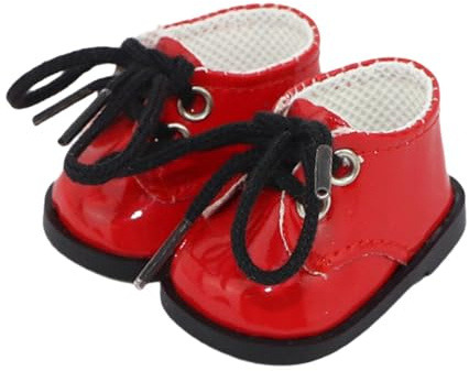 BDJXOZYH 1 Paar Puppenschuhe, handgefertigte Stiefel für Anhänger, Puppe, Kinder, Alter 5–7, 8–10 Jahre