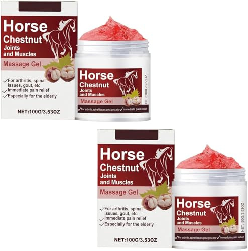 Bálsamo de caballo extrafuerte y calmante, gel de masaje para articulaciones y músculos, gel para el alivio de los pies, crema de drenaje linfático de acción rápida para articulaciones y músculos, par